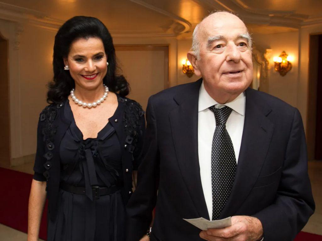 Vicky e Joseph Safra em foto de 2014; clã é o mais rico do Brasil  Foto: Bloomberg/2014